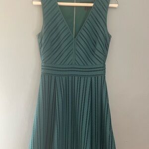 J Crew Green Sleeveless Dress